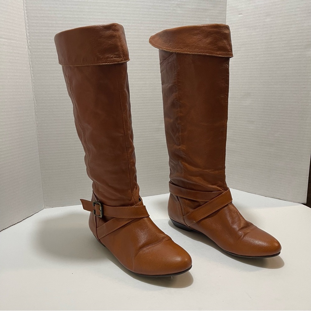Chinese Laundry Tan Over the Knee Boots